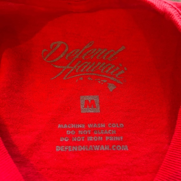 Lawai’a Krew Hawaiian red and yellow long sleeve graphic shirt - Picture 5 of 5